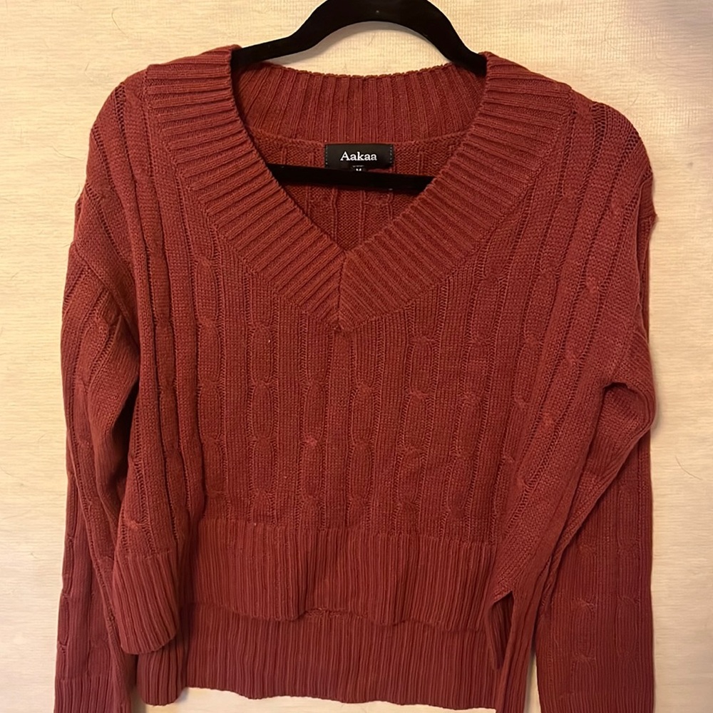 Dark mauve sweater